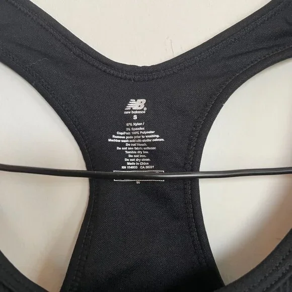 New Balance Ribbed Sports Bra - Picture 3 of 4